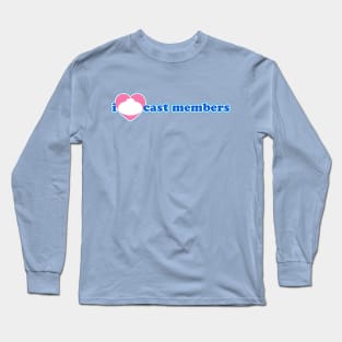 I Heart Cast Members V.2 Long Sleeve T-Shirt